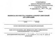 Утверждена форма выписки из реестра СРО - преемник свидетельства о допуске: читать другие актуальные новости о СРО на информационном портале «Всё о саморегулировании».